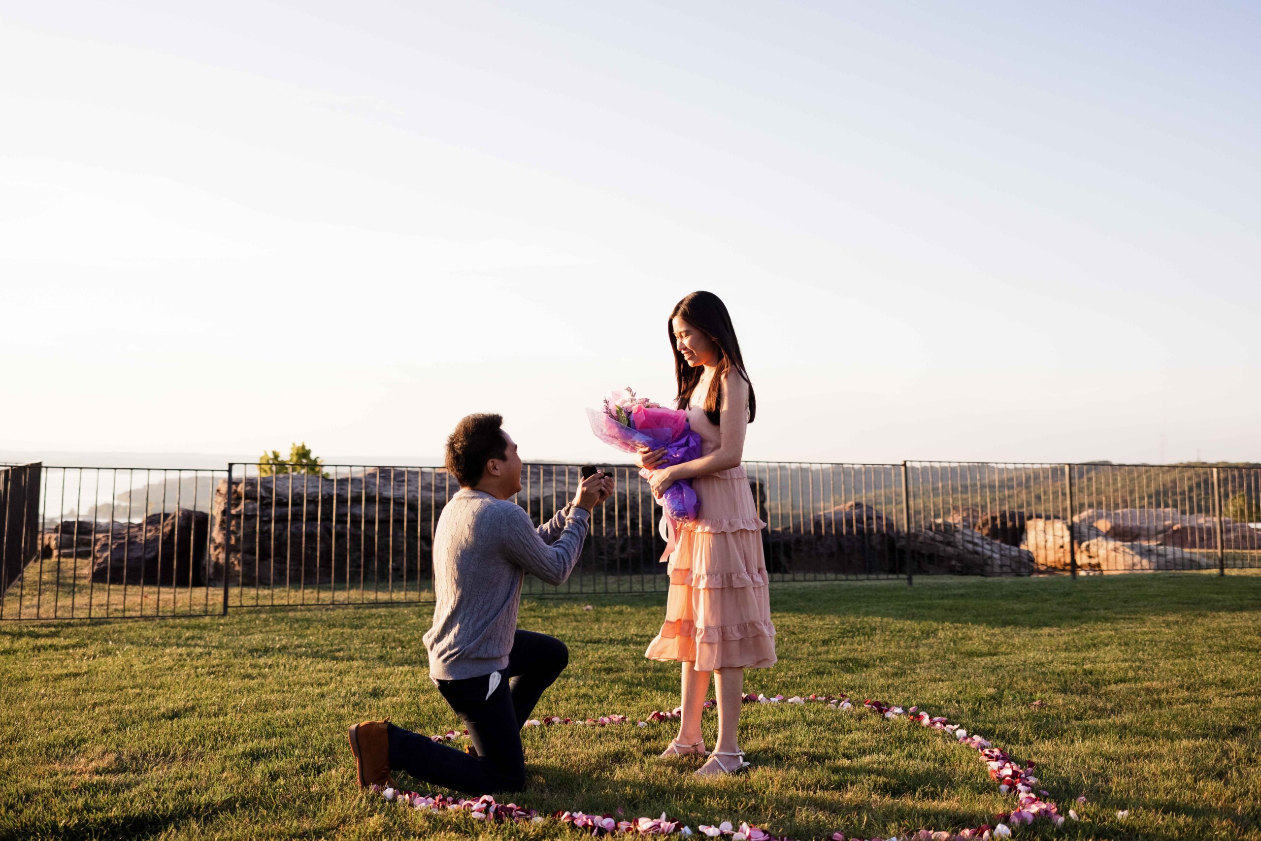 Surprise proposal with Kaysen Photos